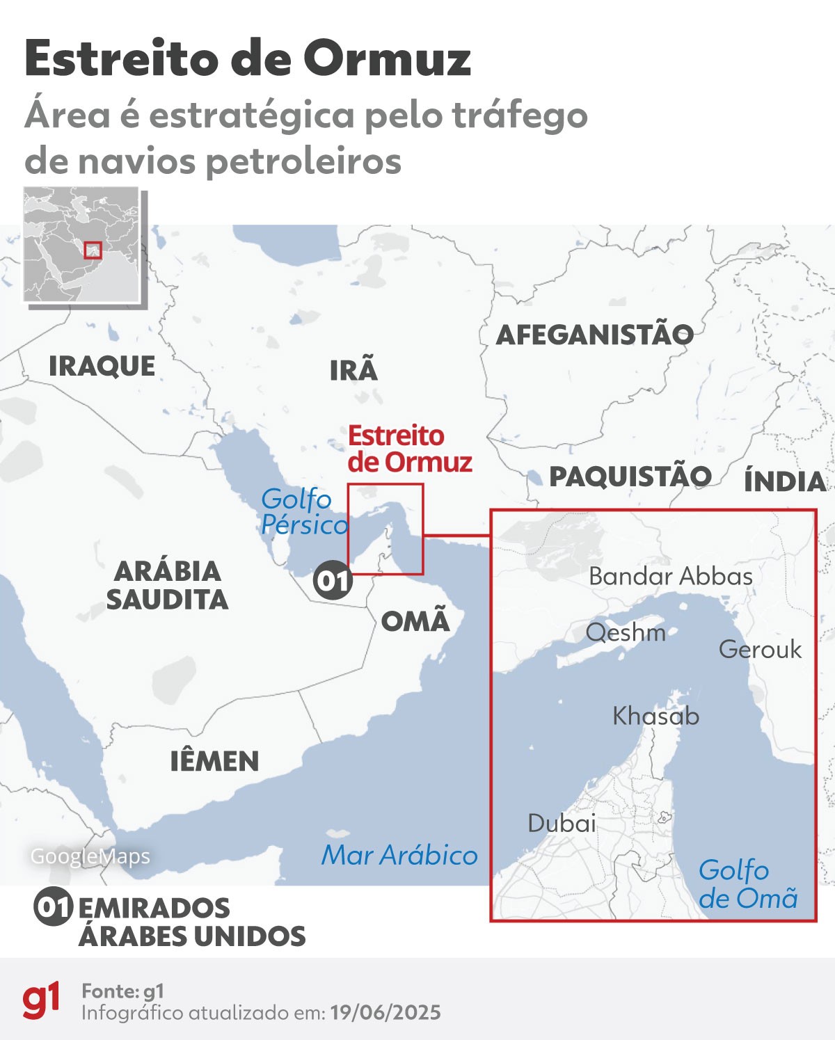 Irã: Estreito de Ormuz está fechado e qualquer navio que tentar passar será incendiado; EUA negam bloqueio, diz TV