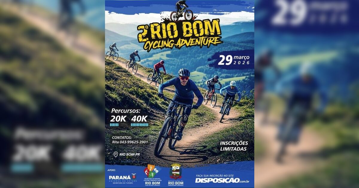 Rio Bom recebe 2ª edição do Rio Bom Cycling Adventure no dia 29 de março