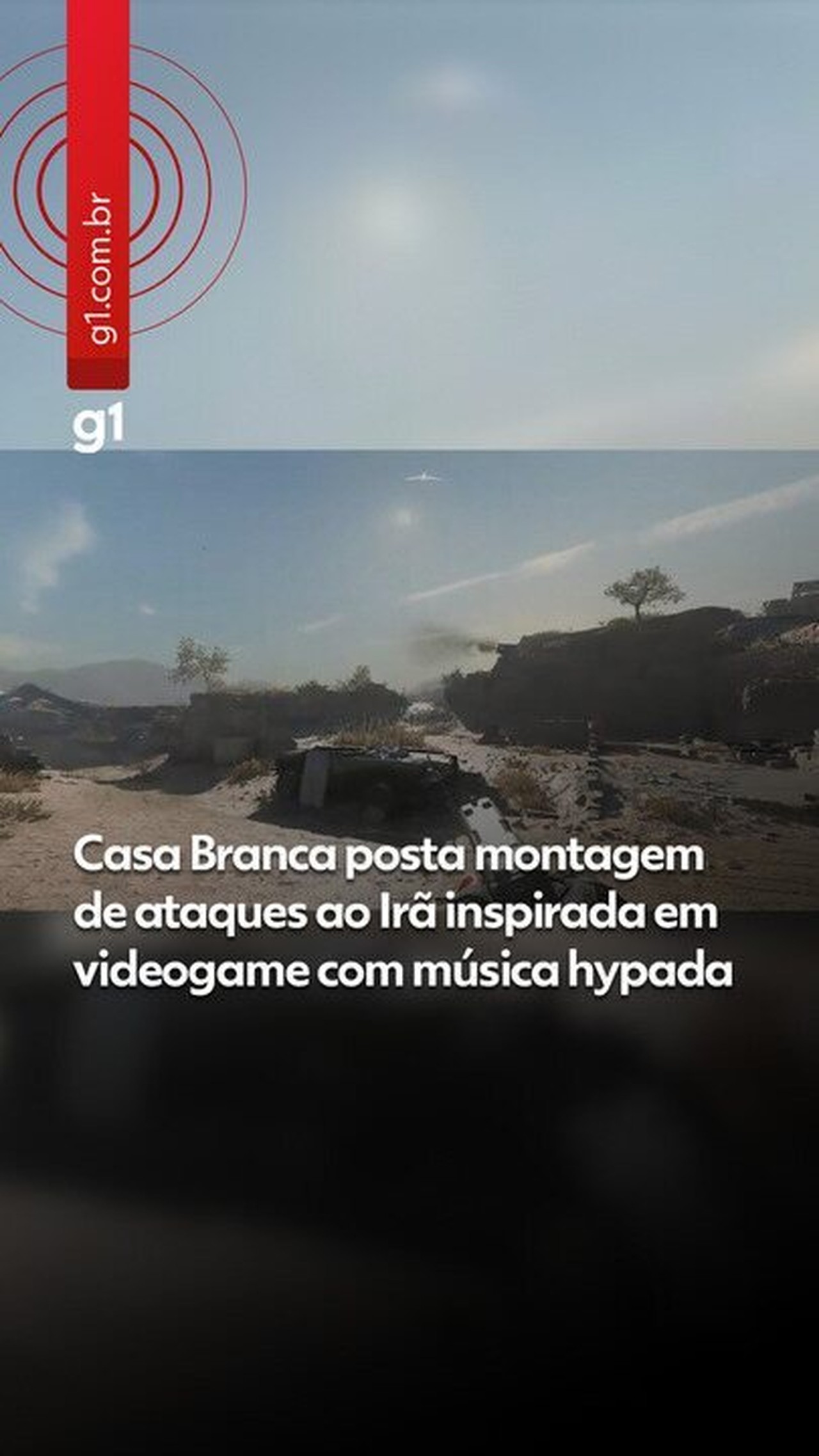 Casa Branca posta montagem de ataques ao Irã inspirada em videogame e com ‘pontuação por mortes’; veja VÍDEO